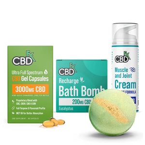 cbdfx bundle recovery set extra strength