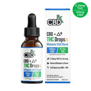 Delta-9 THC Oil Drops + CBD: Ultimate Chill Blend 1500mg