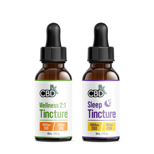 cbdfx morning night tincture set