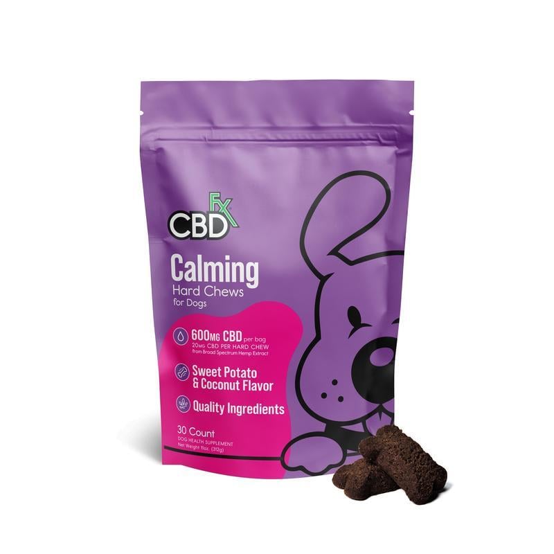 CBD Dog Treats: Calming Chews 600mg - CBDfx.com