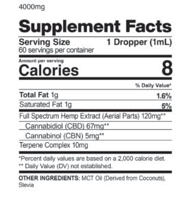 CBD + CBN Oil Calming Tincture - CBD Tincture for sleep - CBDfx