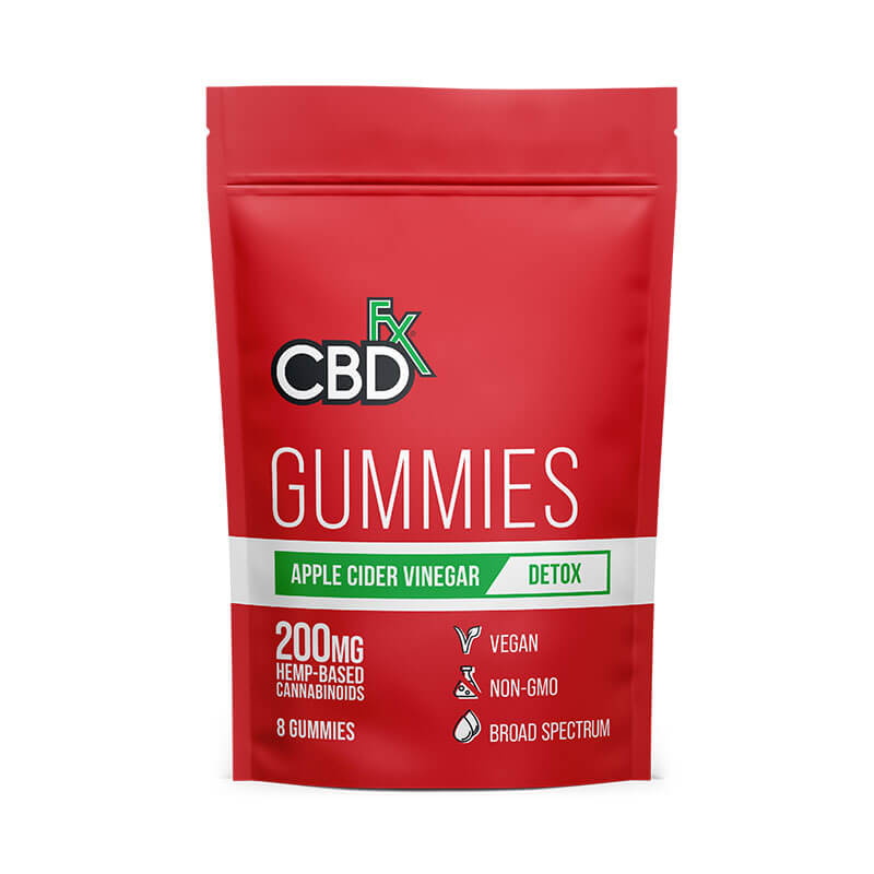 cbdfx gummies apple cider vinegar pouch mg