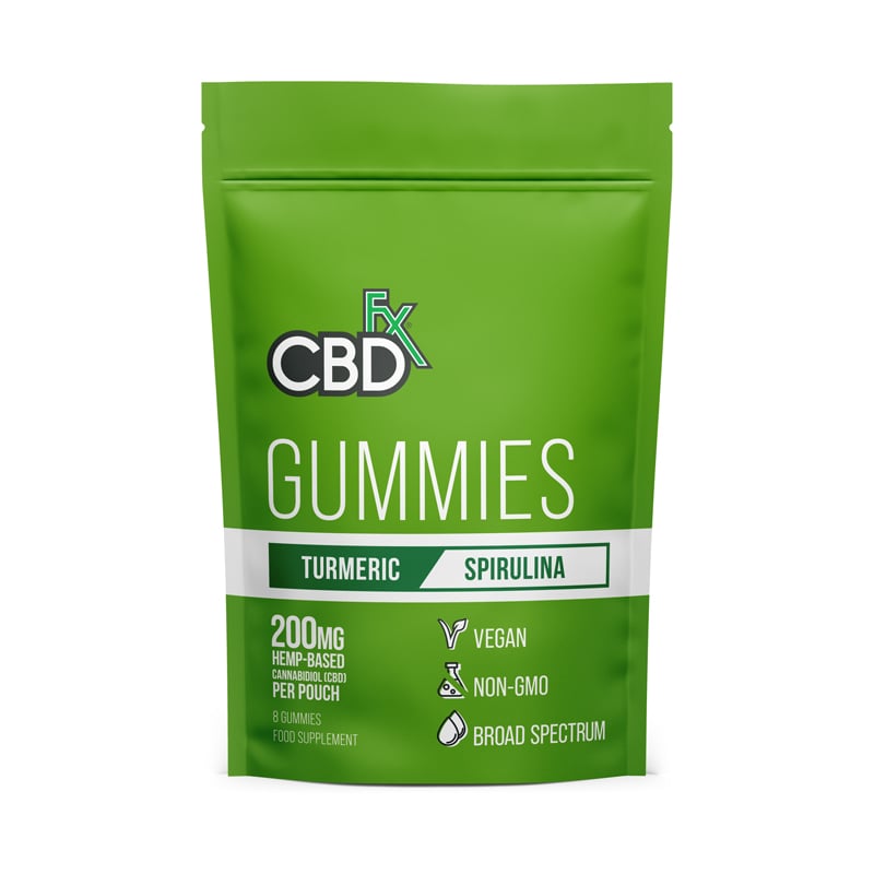 cbdfx turmeric gummy pouch ct