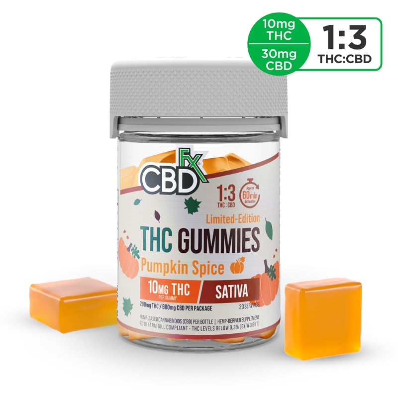 pumpkin spice thc gummies ratio 