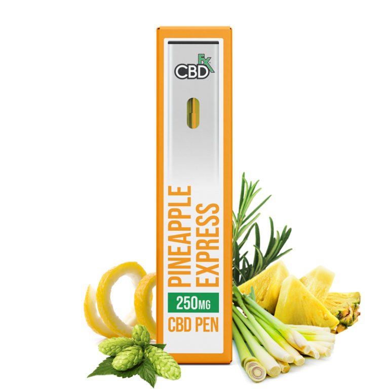 Pineapple Express Terpenes Vape Pen 250mg Organic Broad Spectrum CBD
